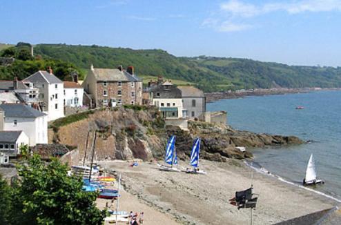 Cawsand Beach - shingle and sand with beautiful views