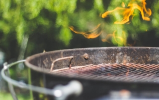 Family BBQs in our garden area | Blue Monkey Cornwall