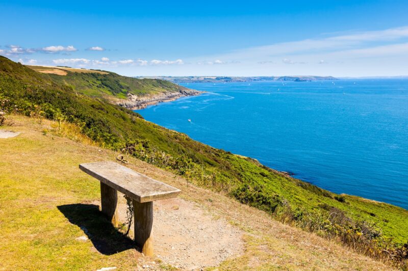 South-west-coastal-path heading towards Penlee Point