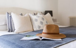 Fluffy white towels | Blue Monkey Cornwall