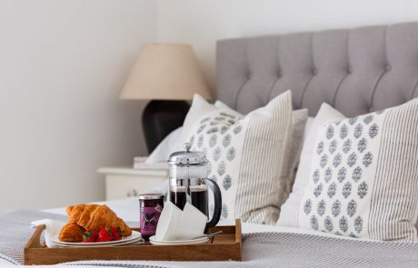 Fireplace in one of our bedrooms | Blue Monkey Cornwall