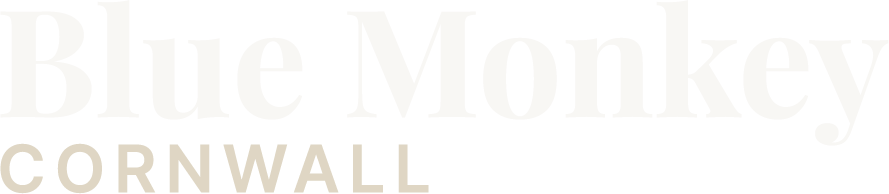 Blue Monkey Cornwall. Logo